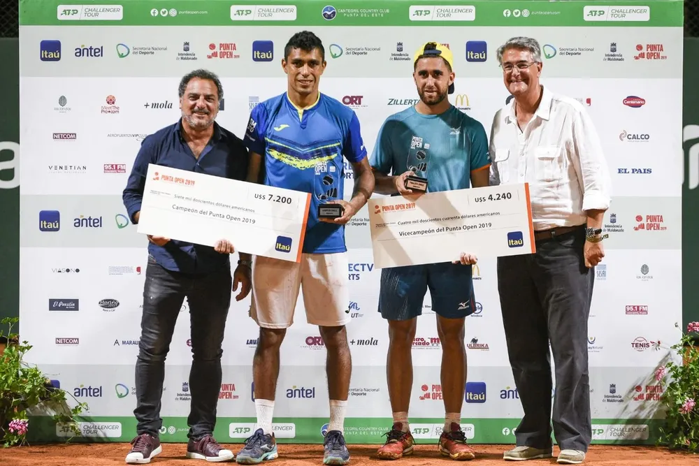 Andrés Jaffif, Thiago Monteiro, Facundo Arguello y Horacio Vilaró