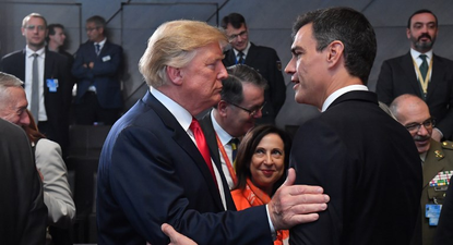 Donald Trump y Pedro Sánchez