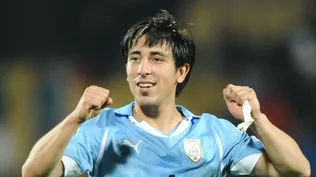 Jorge Fucile en el Mundial de Sudáfrica 2010