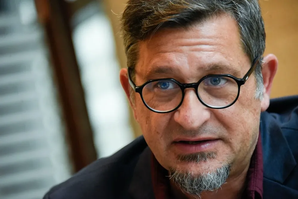 El periodista argentino Germán de los Santos estuvo en Montevideo