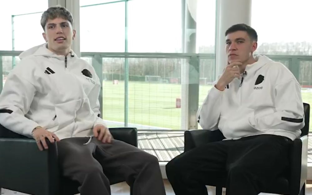 Manuel Ugarte y Alejandro Garnacho Manuel Ugarte y Alejandro Garnacho