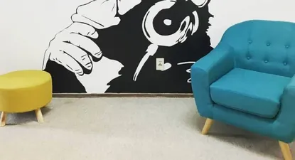 Este sticker fue colocado por Vinilo´s Design para una compañía