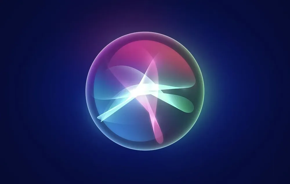 Logo de Siri, el asistente virtual de los dispositivos de Apple.