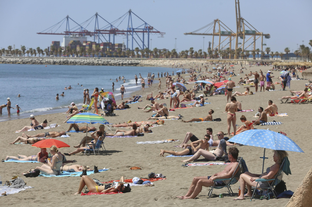 Anticipo del verano en el fin de abril.