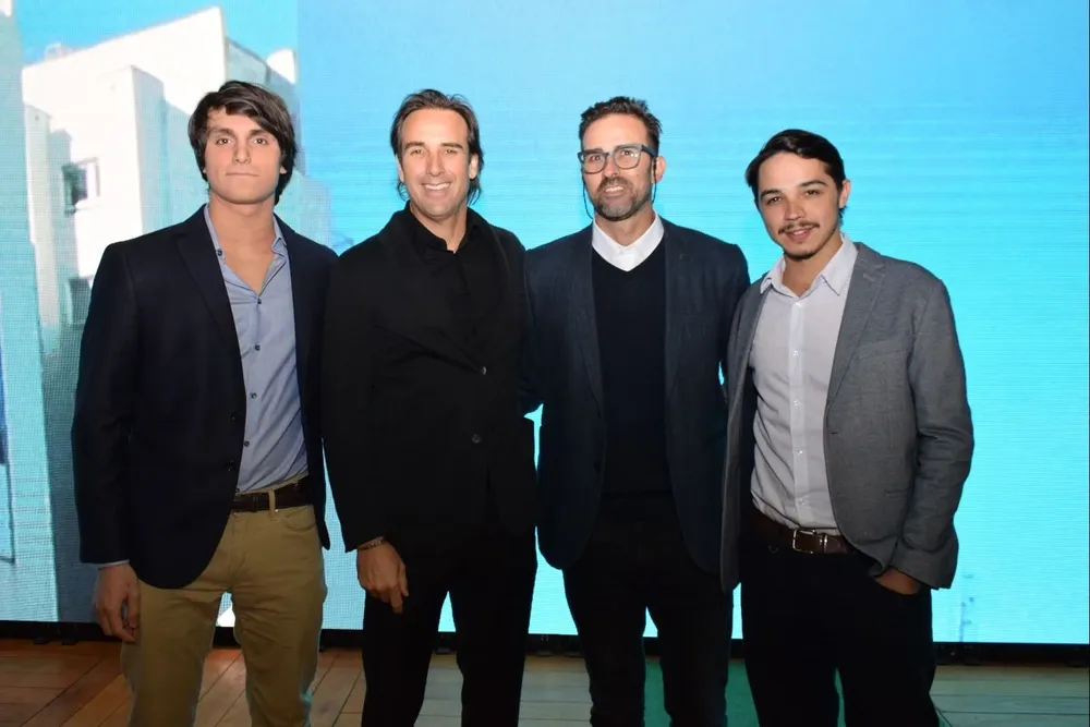 Gian Clerici, Alejandro Curcio, Juan Ciapessoni y Santiago Tarallo