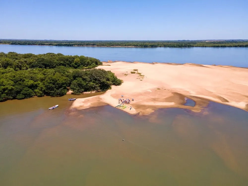 Islas en el Río Uruguay. (Archivo)