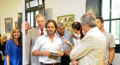 Mattos, Lacalle Pou y Faroppa, entre otros jerarcas, participaron en el acto conmemorativo.