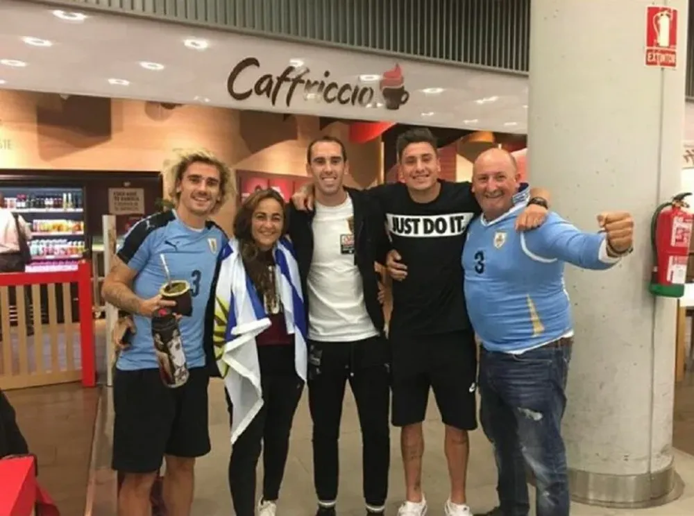 La foto que compartió Godín