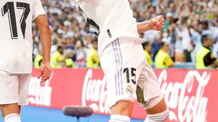 Federico Valverde celebra su golazo para Real Madrid