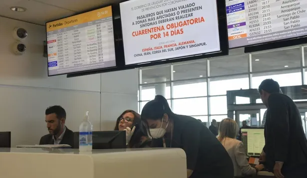 Así lucía el aeropuerto este lunes