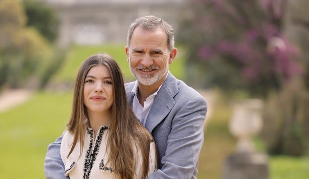 El rey Felipe VI y la Infanta Sofía&nbsp;