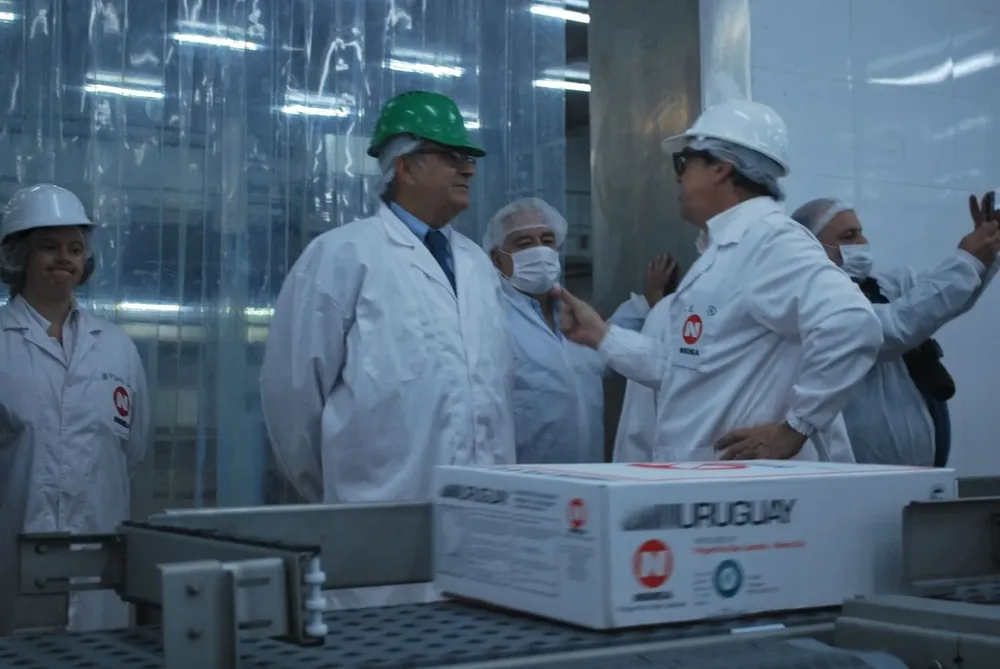 Actividad en el San Jacinto relacionada con el envío de carne procedente de uno de los compartimentos