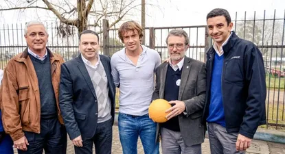 Eduardo Barales, Pablo Ramos, Diego Lugano, Héctor Florit y Agustín López.