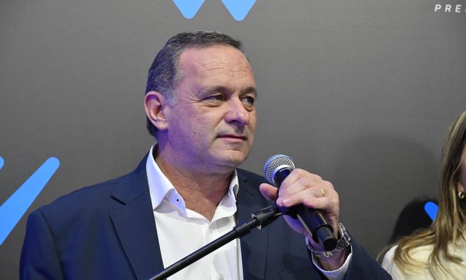 El Candidato del Partido Nacional, Álvaro Delgado