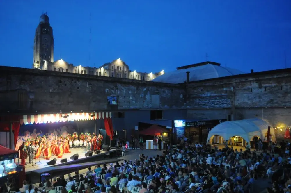 El tablado del Museo del Carnaval.