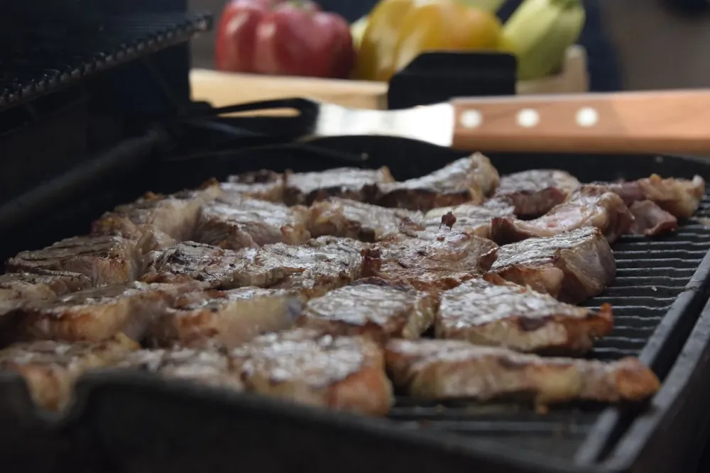 El asado es una tradición también en el fútbol