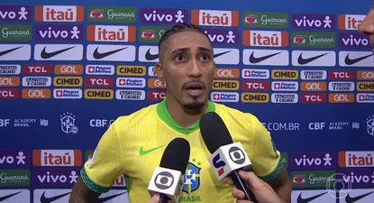 Raphinha tras el empate ante Uruguay