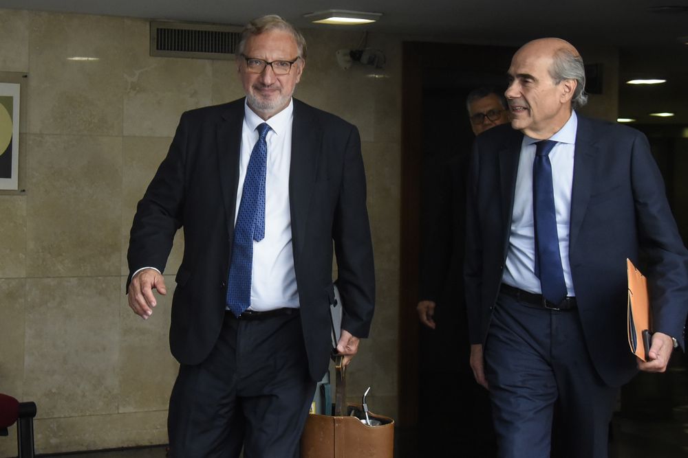 Los diputados opositores Gerardo Sotelo y Pablo Abdala