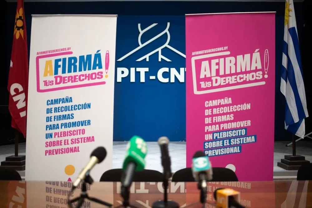 La campaña del plebiscito es impulsada por el PIT-CNT