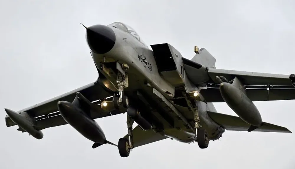 Un avión tornado del ejército alemán.