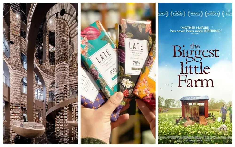 Librerías, chocolate y granjas de película, en el picnic de hoy