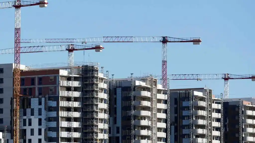 Viviendas en construcción en Valencia, en imagen de archivo