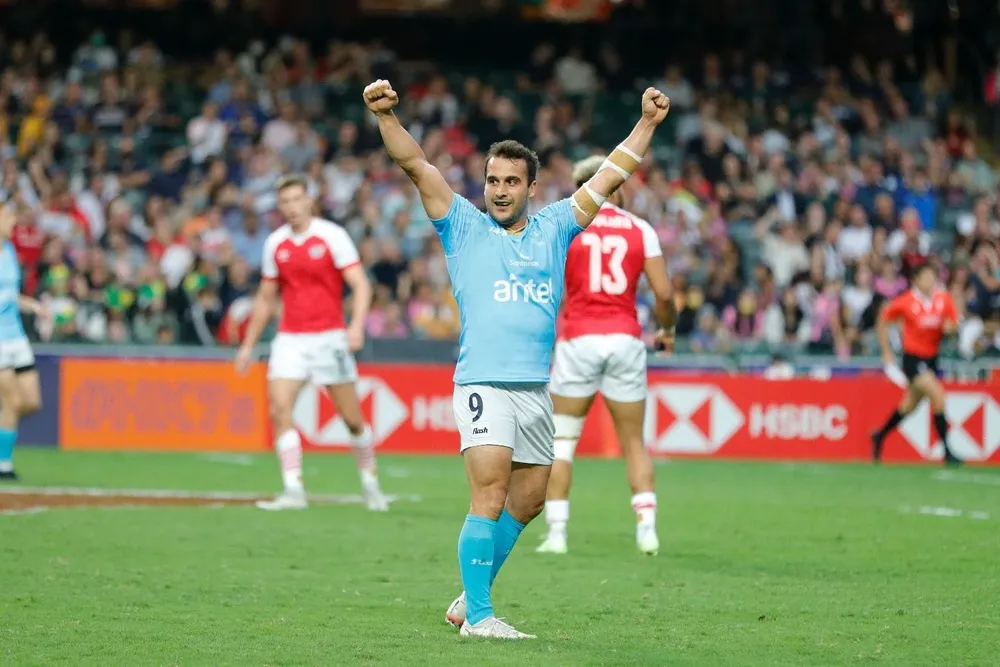 El triunfo de Los Teros 7 ante Gran Bretaña sobre el final, fue muy celebrado