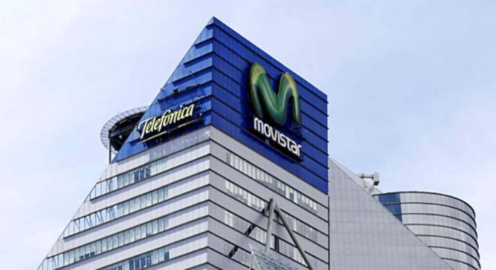 Edificio de Telefónica en la ciudad de México