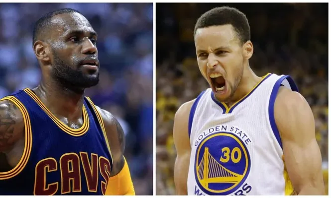 LeBron James y Stephen Curry