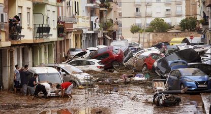 Autos arruinados por la DANA