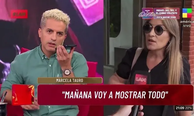 Marcela Tauro hablando de Lizy Tagliani