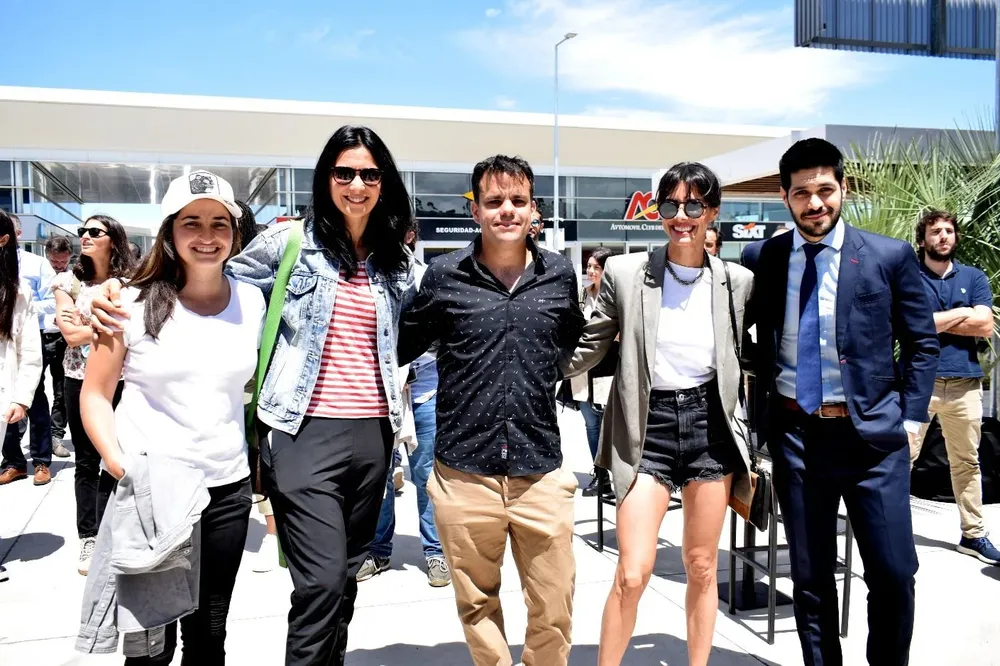 Juliana Castro, Claudia Umpierrez, Leo Sanguinetti, Patricia Wolf y Andres Ojeda