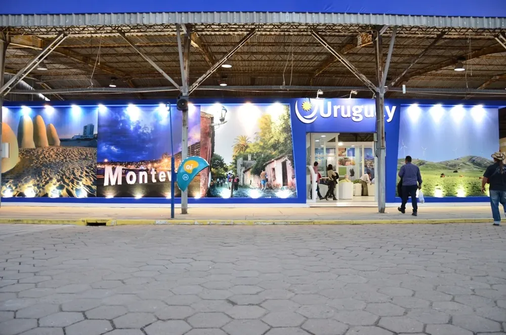 Frente del stand de Uruguay en la Expointer de este año
