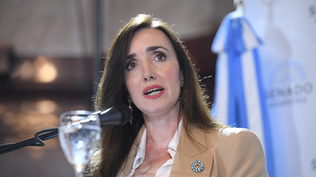 La vicepresidenta de Argentina, Victoria Villarruel