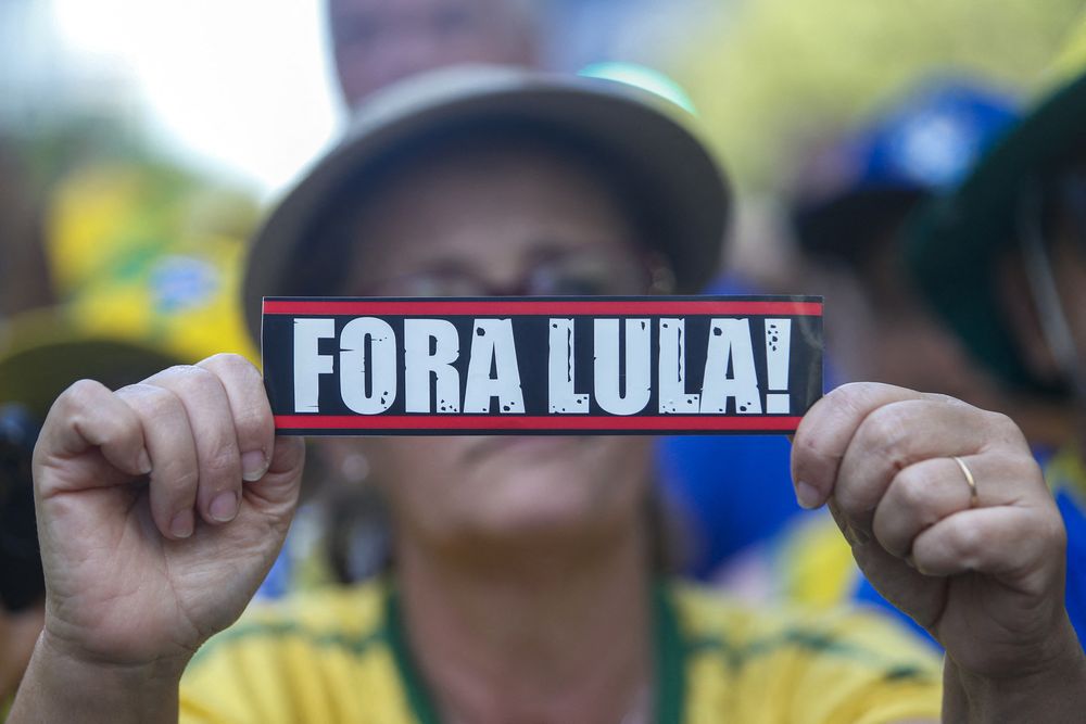 Manifestación en apoyo a Jair Bolsonaro