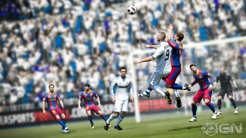 Barcelona contra Real Madrid en FIFA 13 de Electronic Arts Sports