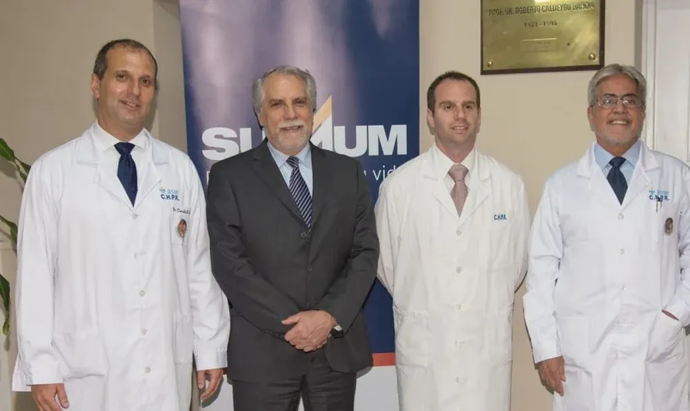 Claudio Sosa, Carlos Vallejo, Santiago Scasso y Justo Alonso