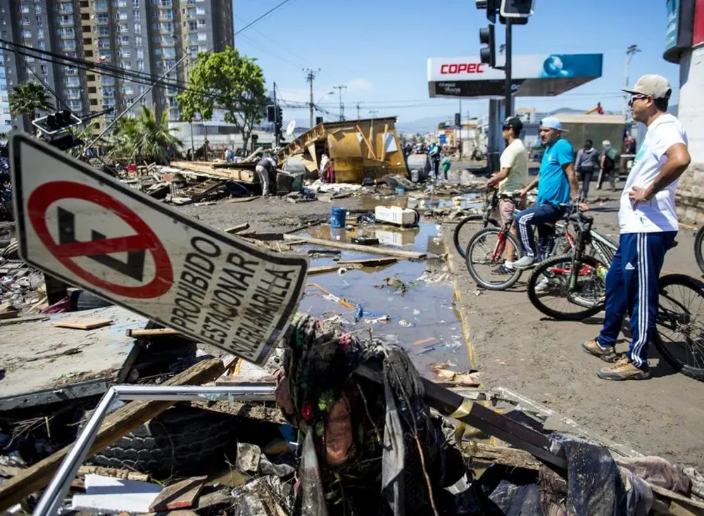 El epicentro del terremoto se ubicó al norte de Chile, una región minera