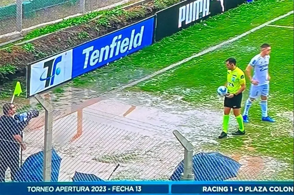 El partido fue suspendido