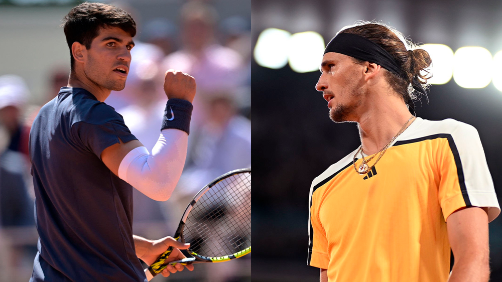 Alcaraz vs Zverev, la final de Roland Garros.