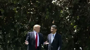 El presidente de Estados Unidos, Donald Trump, junto a su homólogo de China Xi Jinping