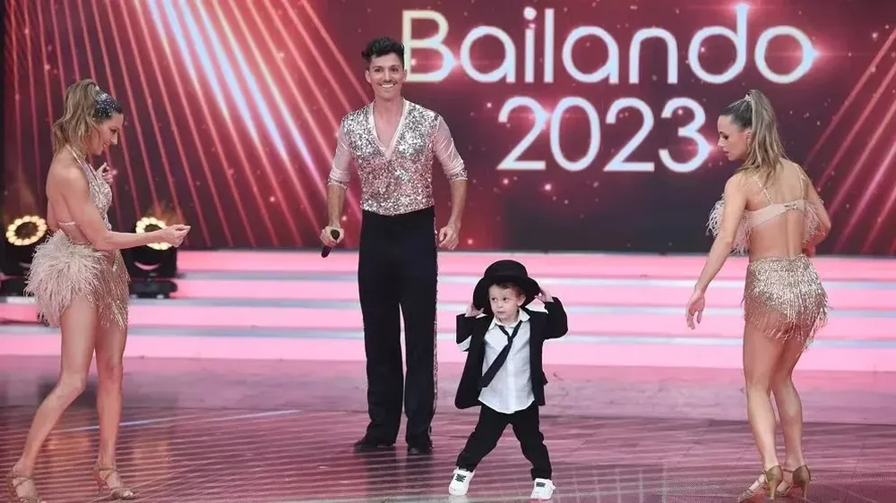 Noelia Marzol y su hijo