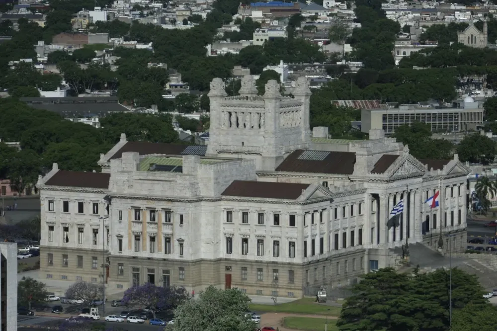 Vista aérea del Palacio Legislativo