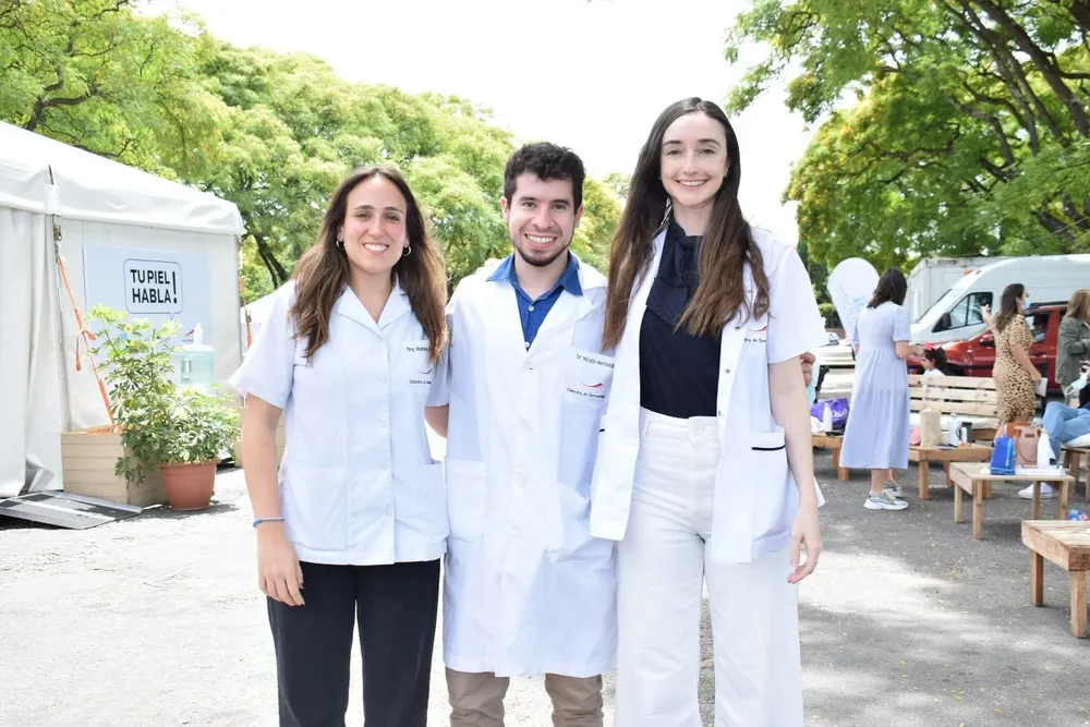 Romina Muguruza, Nicolás Hermosilla y Constanza Lobos