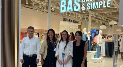 Marcelo Lombardi gerente general de Tres Cruces María José Malet gerente comercial de BAS Alina Guevgeozian gerente general de BAS y Ximena Quintas, gerente de Marketing de Grupo TATA