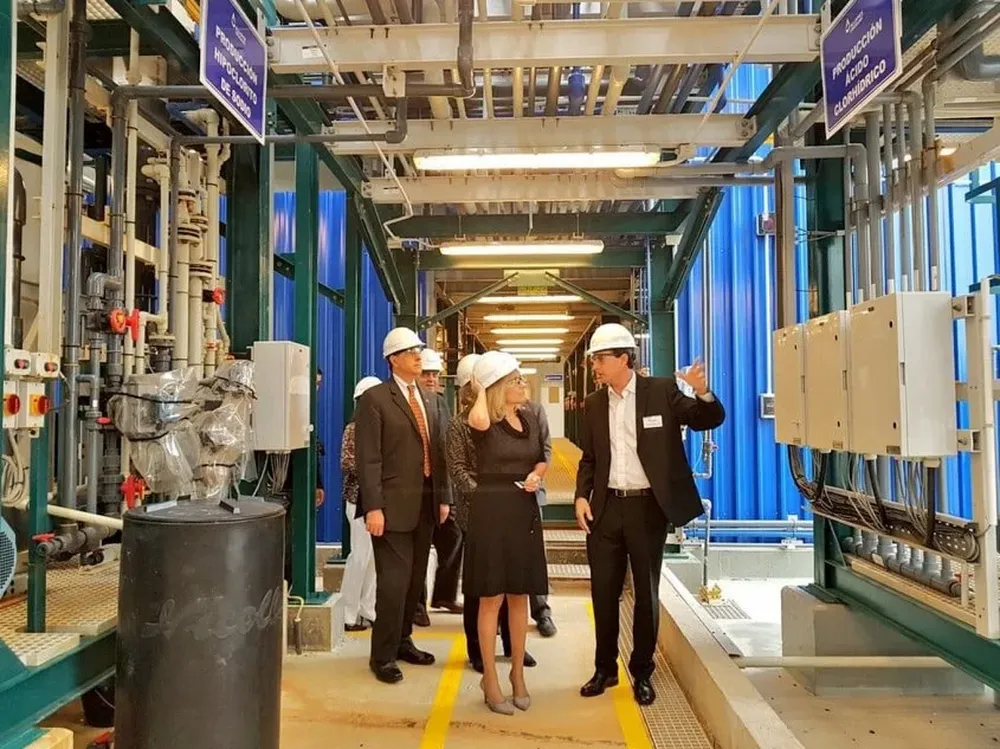 En la inauguración participaron la ministra de Industria Carolina Cosse y el intendente de Canelones Yamandú Orsi