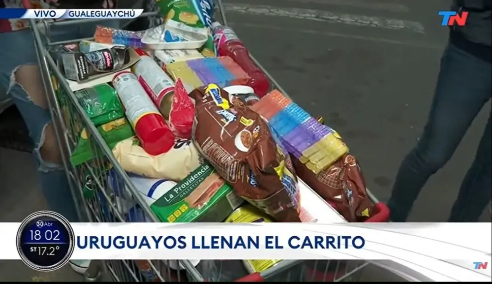 Argentinos se impresionaron por la llegada de uruguayos