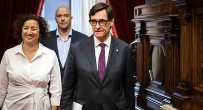 Salvador Illa y Alícia Romero