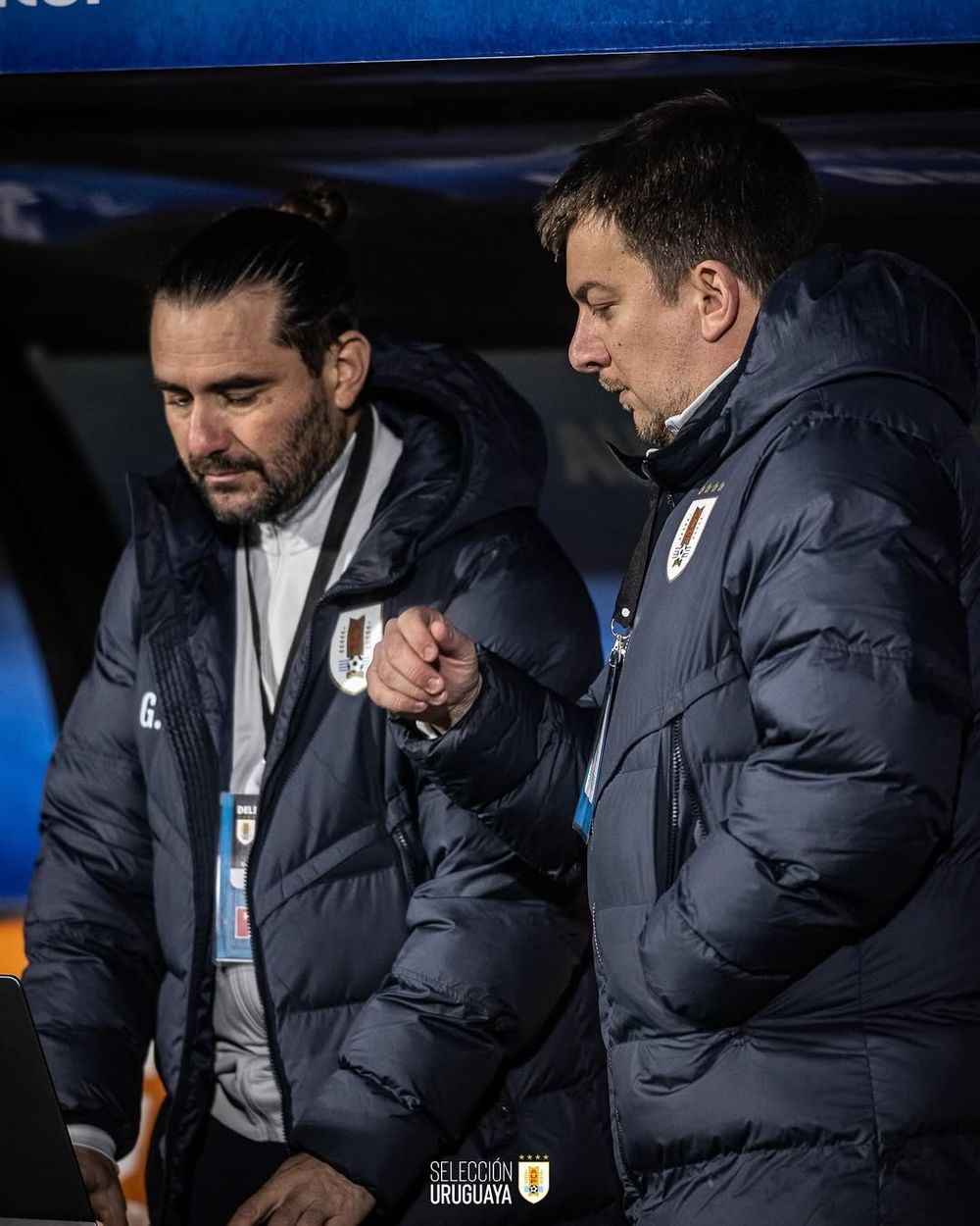 Gonzalo Rodríguez (i), asistente en el cuerpo técnico de Marcelo Bielsa Gonzalo Rodríguez (i), asistente en el cuerpo técnico de Marcelo Bielsa