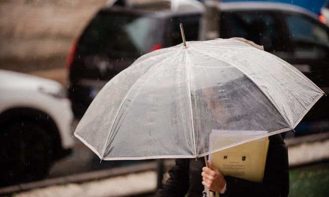 Lluvias otoñales sobre España